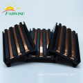 Co-extrusion Plastic Guide Rail Insert Copper Strip